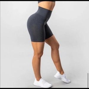 alphalete charcoal biker shorts